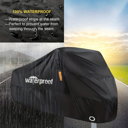 Rugged Waterproof Bicycle Cover - Heavy Duty Protection for Outdoor Storage and Weather Resistance 9932748325185-1