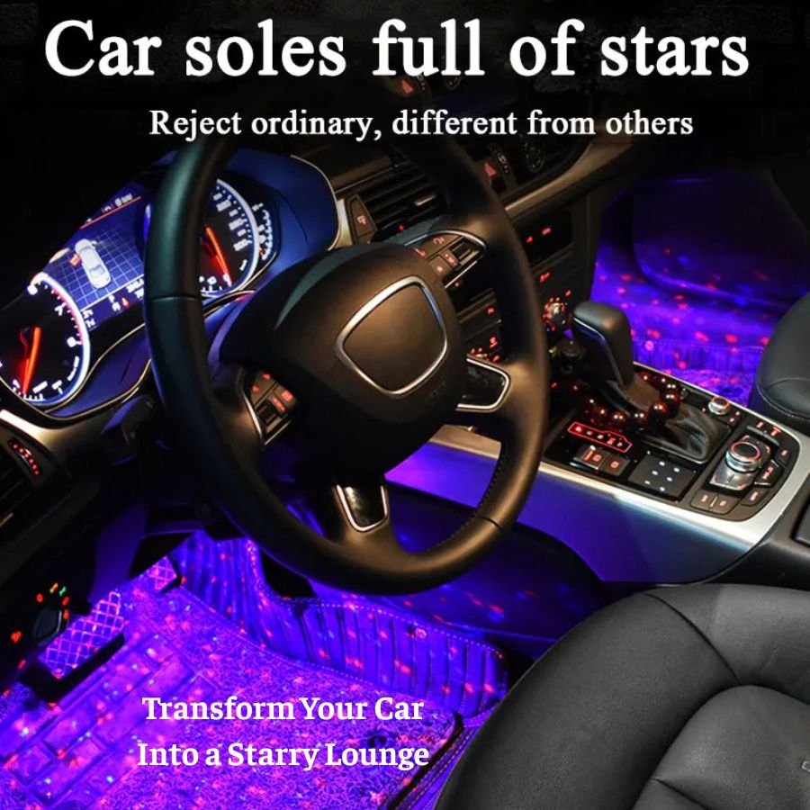 Car Interior Ambient Lights(Contains 4 light bars)