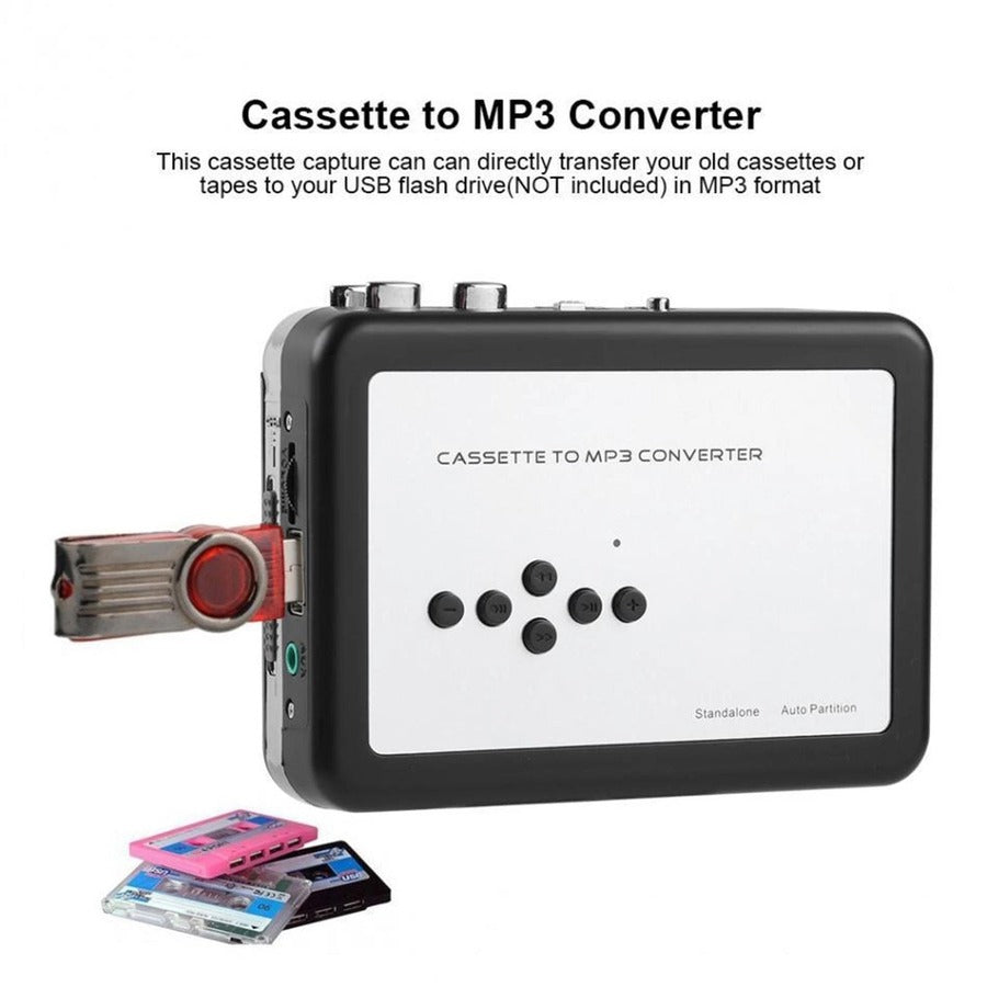 Walkman USB Cassette Capture to MP3 Converter 6149048402118-1