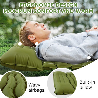 Super Thick Camping Bed with Built-In Pillow for Travel, Hiking, Climbing SH1751817214987860874