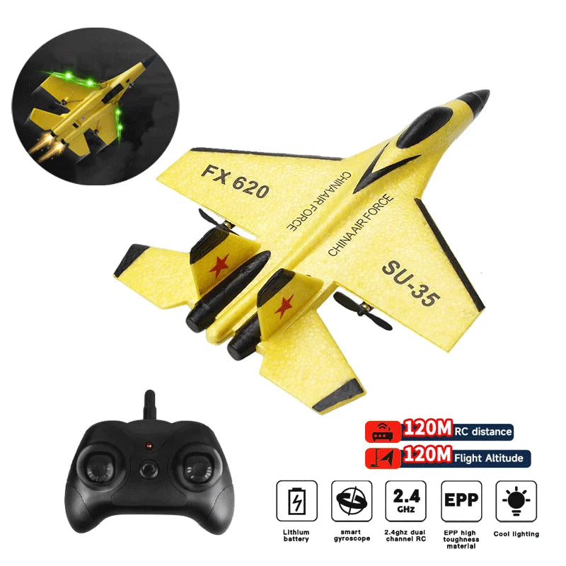 Remote Control Unbreakable Glider Plane 6849904574564-1
