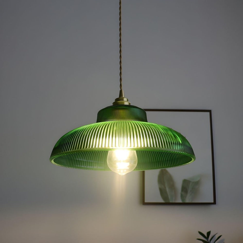 Vintage Style Glass Pendant Light - Scandinavian Hanging Lamp Design 10142339957075-1