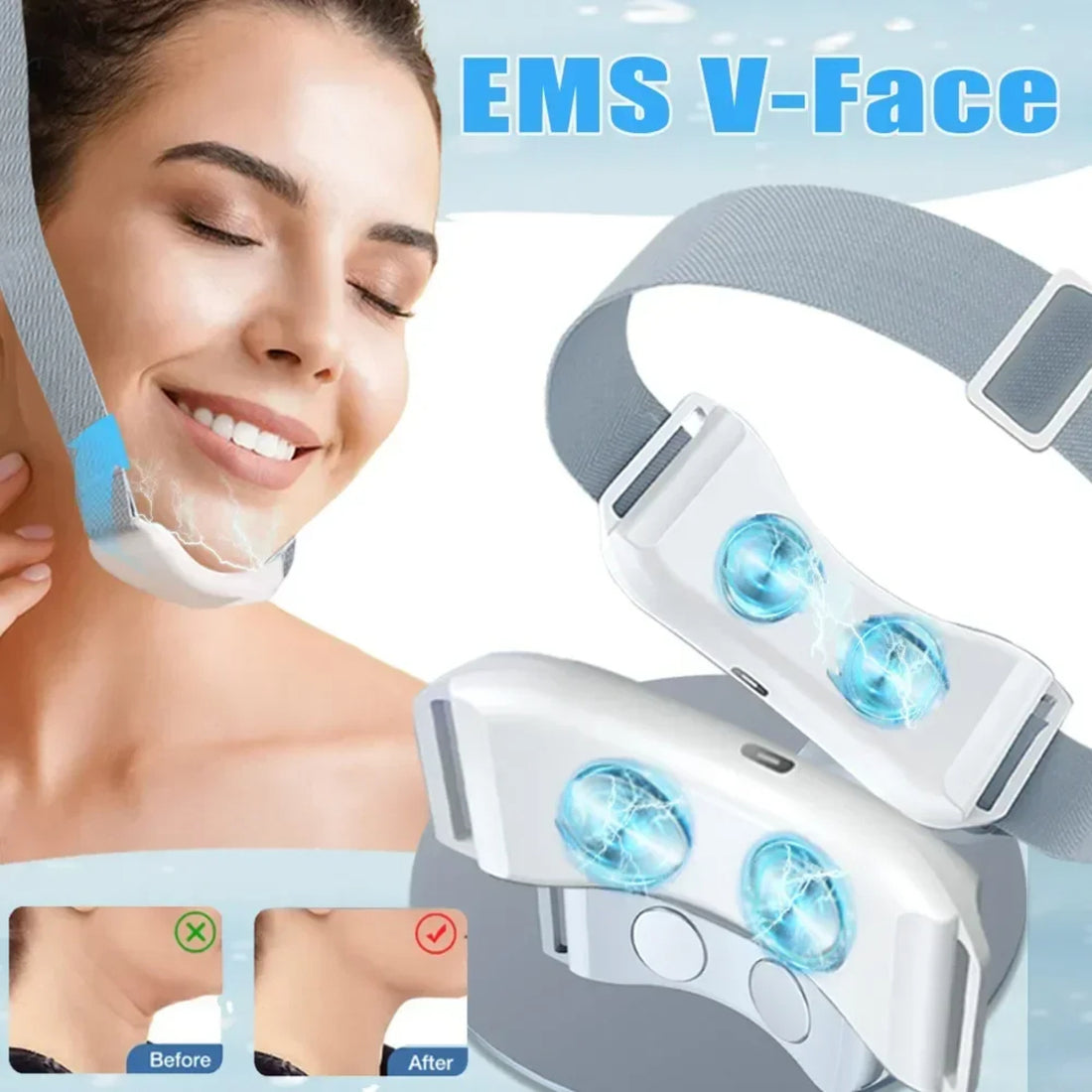 Facial Lifting Device - Jawline Shaping, Skin Firming, Custom Use Anywhere 1005005922099297-Standard Version