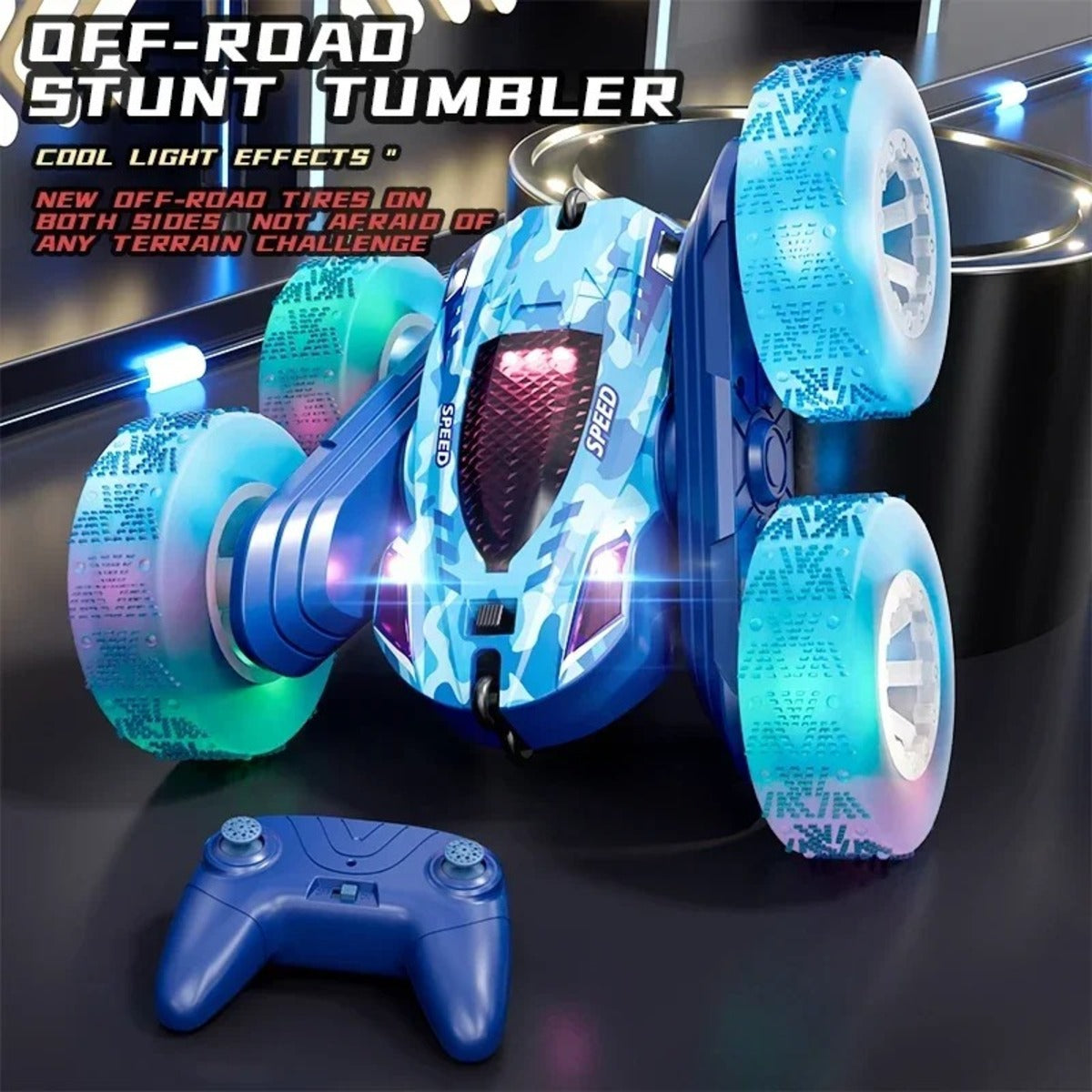 Rc Stunt Car Double Sided Flip 2.4G Remote Control Cars 360¡Ã Rotation Rc Off Road Drift Car Children Gifts For Kids Adults Boys 9751061496115-1