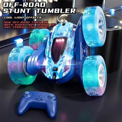 Rc Stunt Car Double Sided Flip 2.4G Remote Control Cars 360¡Ã Rotation Rc Off Road Drift Car Children Gifts For Kids Adults Boys 9751061496115-1