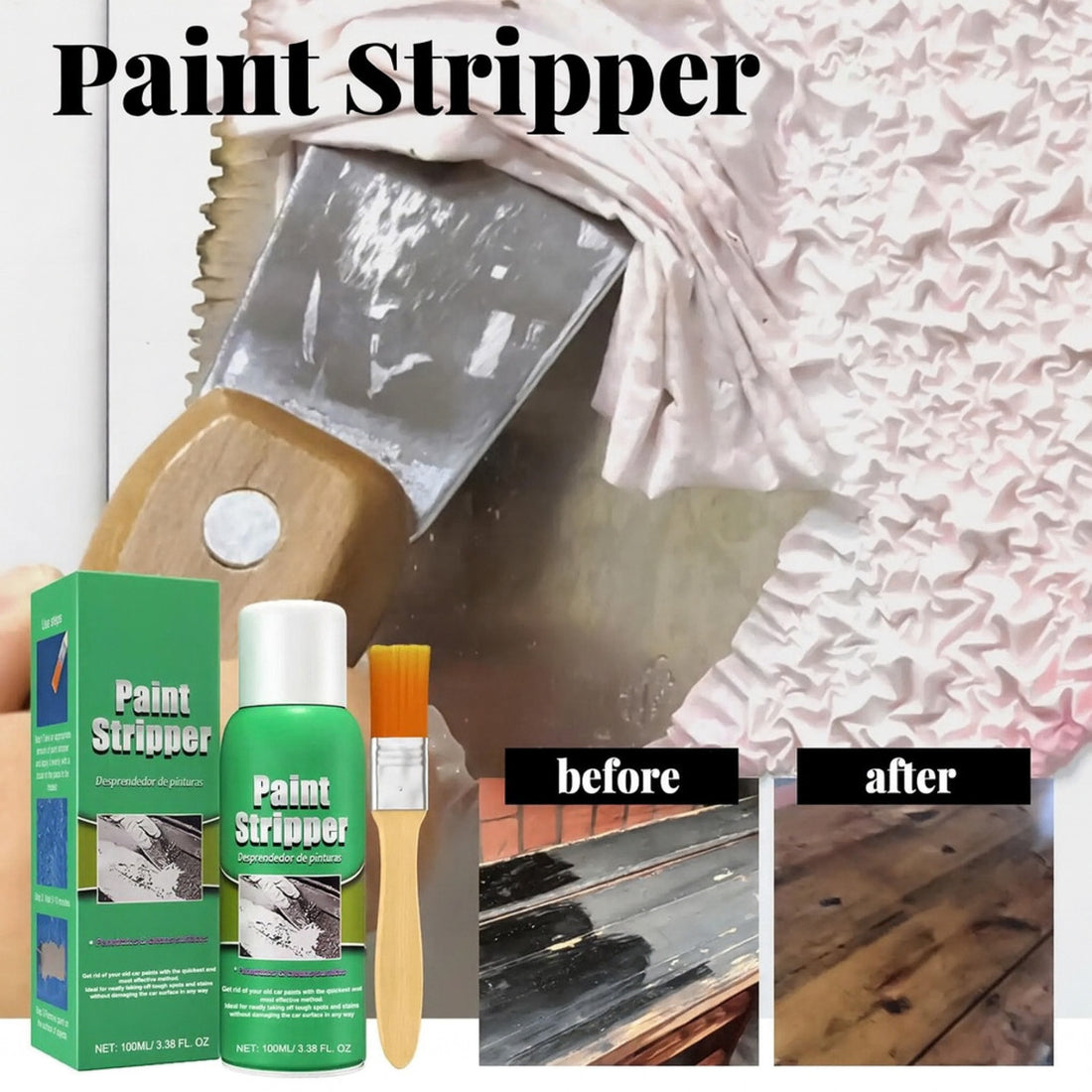Electric Paint Stripping Tool For Surface Cleaning Restoration Projects 9312654295366-1