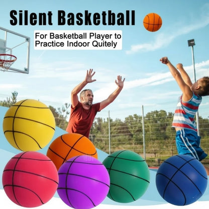 21Cm Silent Indoor Basketball - Soft PU Foam - Lightweight No-Noise Dribbling Ball 15146752966982-1
