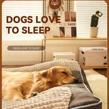 Orthopedic Dog Mattress Bed with Removable Cover for Large Dogs 9848172118337-1
