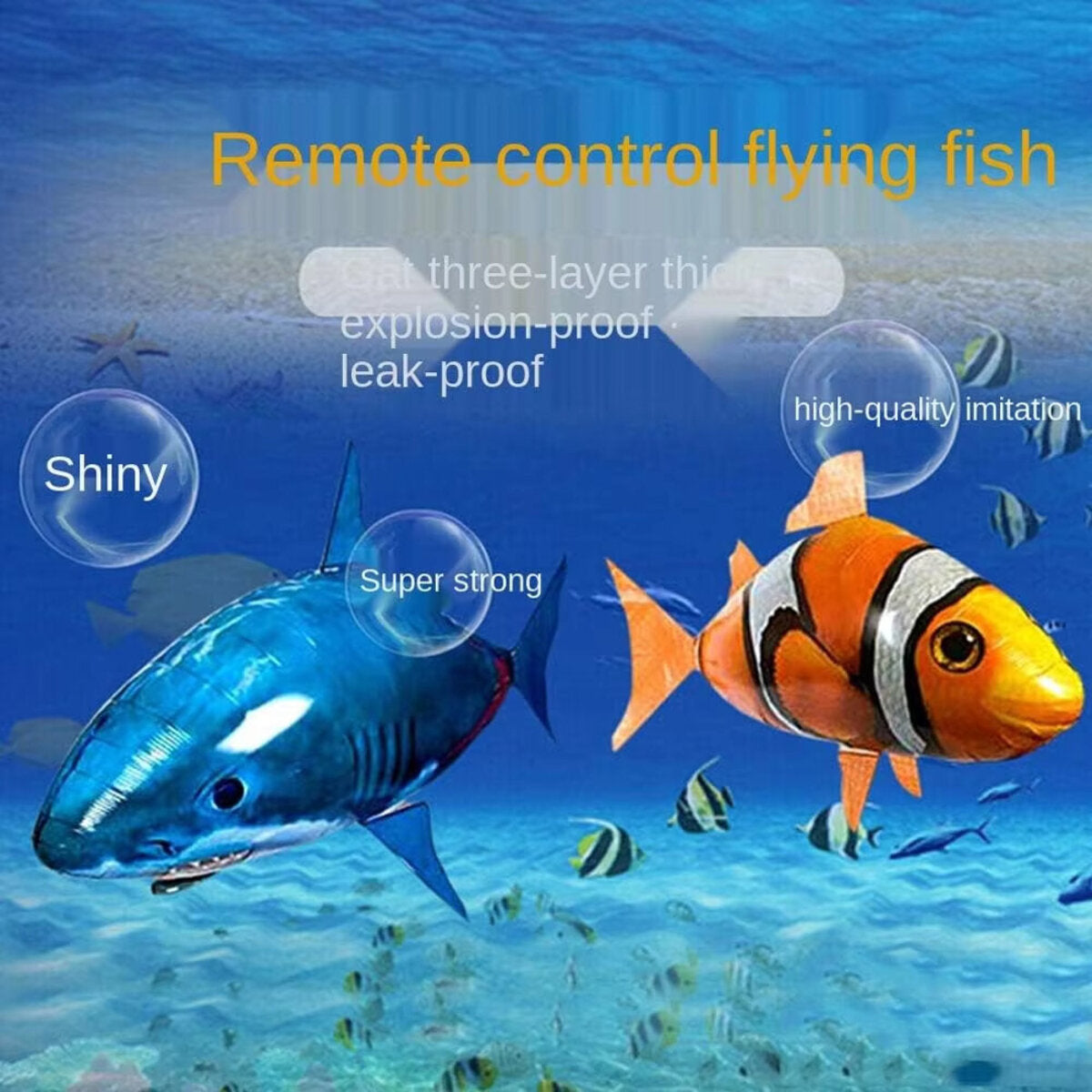 Remote Control Electric Flying Fish 6851983376484-1
