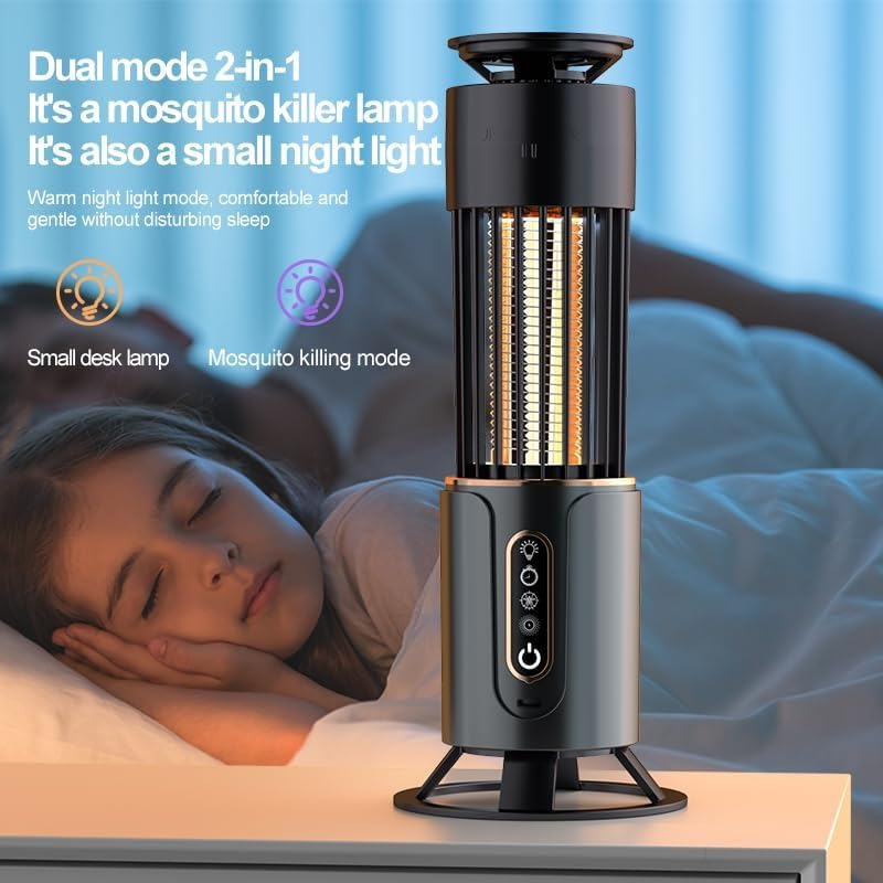 Mosquito Trap Lamp – Lightweight Usb-Rechargeable With Dual Light Modes 15105909031296-1