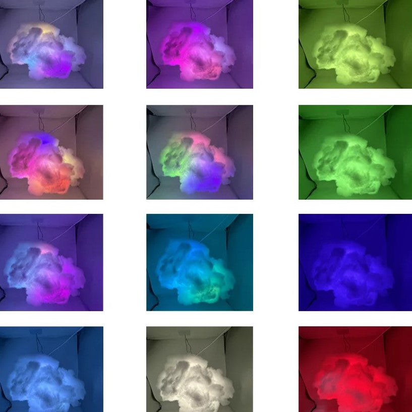 Music Reactive Rgb Led Cloud Pendant Light With Remote Control 8746240475470-1