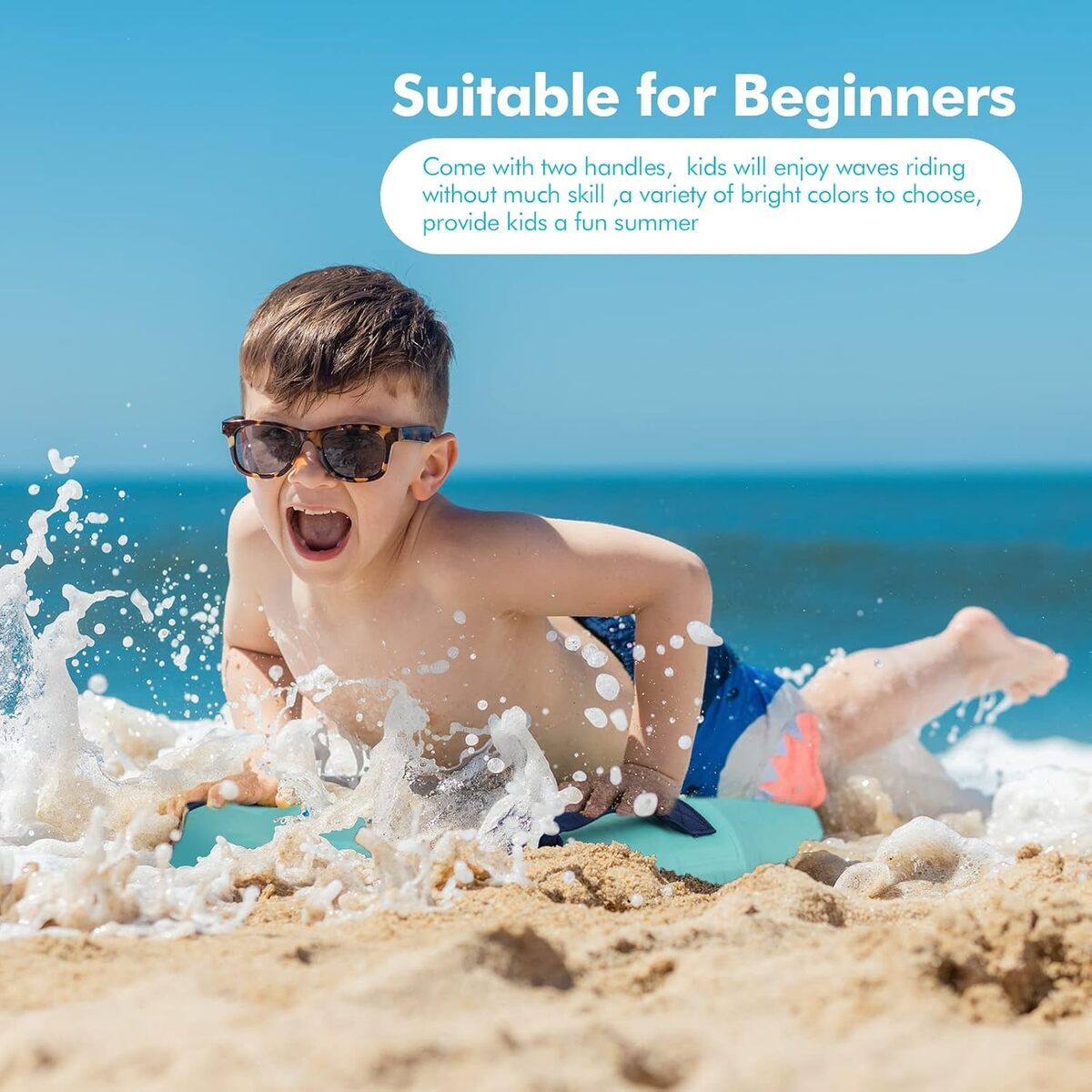Kids Summer Bodyboard - Safe & Active - Bodyboard Kids Palms DCMD3-DP3040285