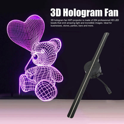 3D Hologram LED Fan Projector for Dynamic Visual Advertising Displays