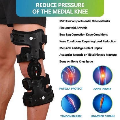 Osteoarthritis Unloader Knee Brace – Medial & Lateral Support For Bone-On-Bone Arthritis Relief 9831482917142-1