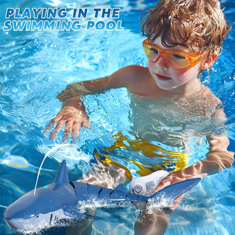 Sharky Remote Controlled Swimming Shark Toy 8561608425818-1