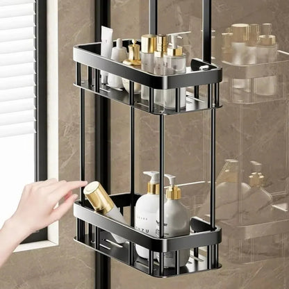 Stainless Steel Bathroom Hanging Caddy Rack 9782712729886-1