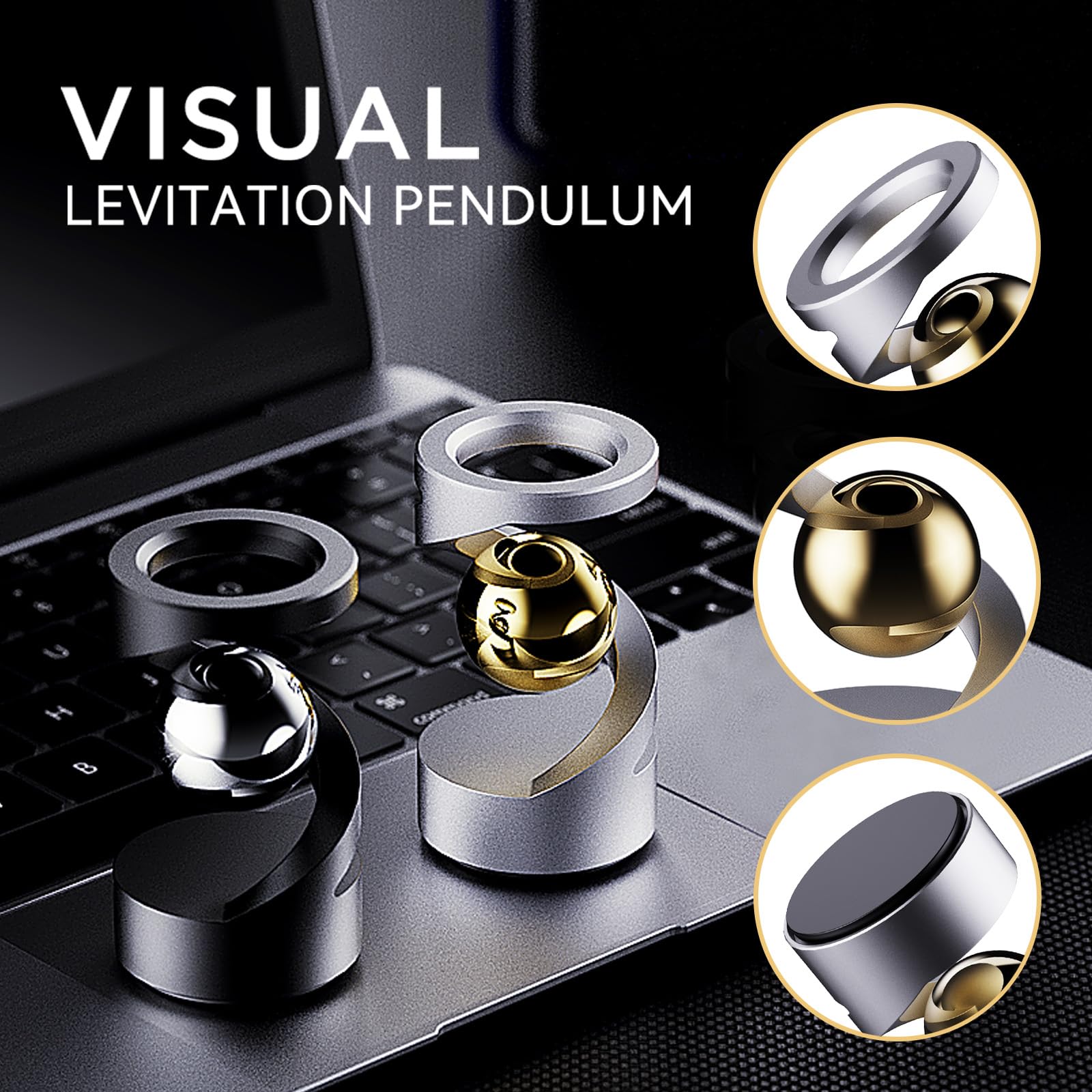 Gravity Defying Kinetic Desk Toy 9511874429230-1