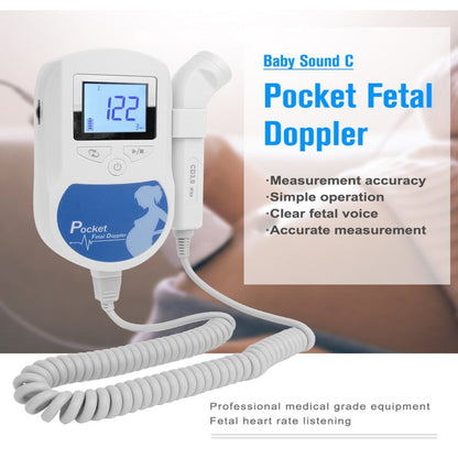 Fetal Heartbeat Doppler - Heart Beat Monitor Backlight LCD 7771327037638-1
