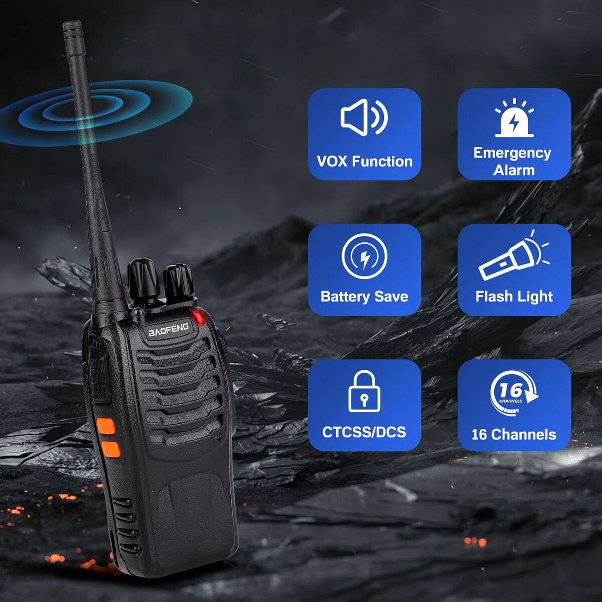 Long Range Two Way Radio Set For Outdoor Communication Activities 8450980905117-1