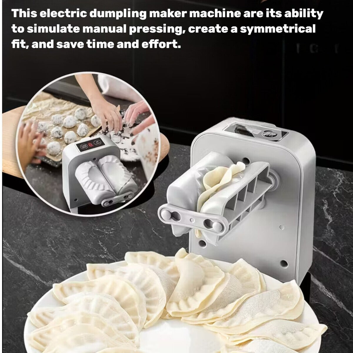 Fully Automatic Household Dumpling Machine - Dumpling Making Tool 7826913558726-1