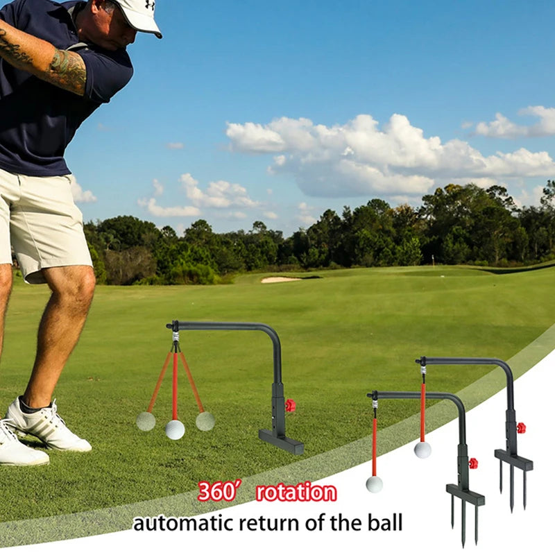 Golf Swing Trainer Adjustable Practice Aid Improve Posture Grip Accuracy