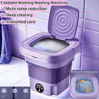 Portable & Foldable Washing Machine with Drying Function