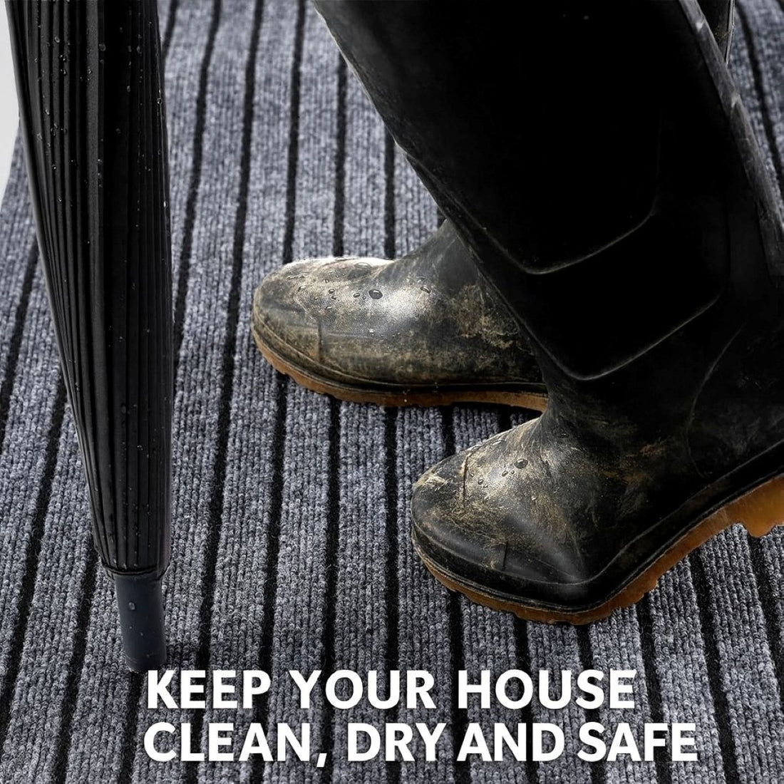 Non-Slip Weatherproof Doormat | Heavy Duty 10063795716435-1