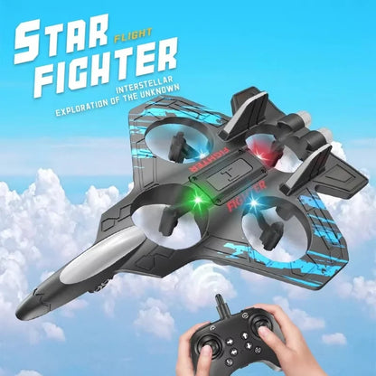 Aeroflux Rc Jet Plane Glider – .4G Remote Control Stunt Aircraft With Led 15616276332924-1
