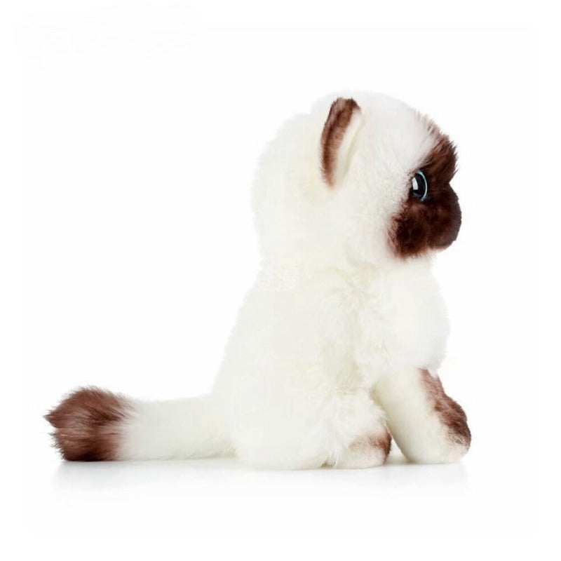 Simulation Siamese Cat Plush