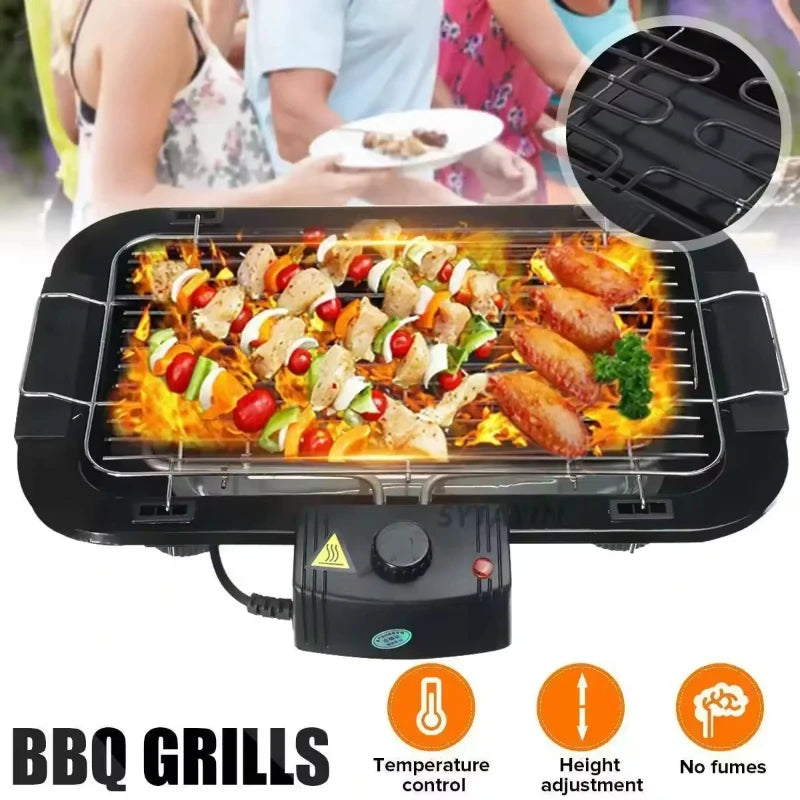 2000W Table Top Electric Grill For Home Bbq