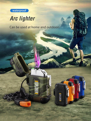 Waterproof Dual Arc Plasma Lighter – Rechargeable And Durable