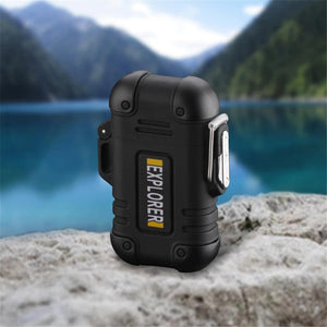 Waterproof Dual Arc Plasma Lighter – Rechargeable And Durable