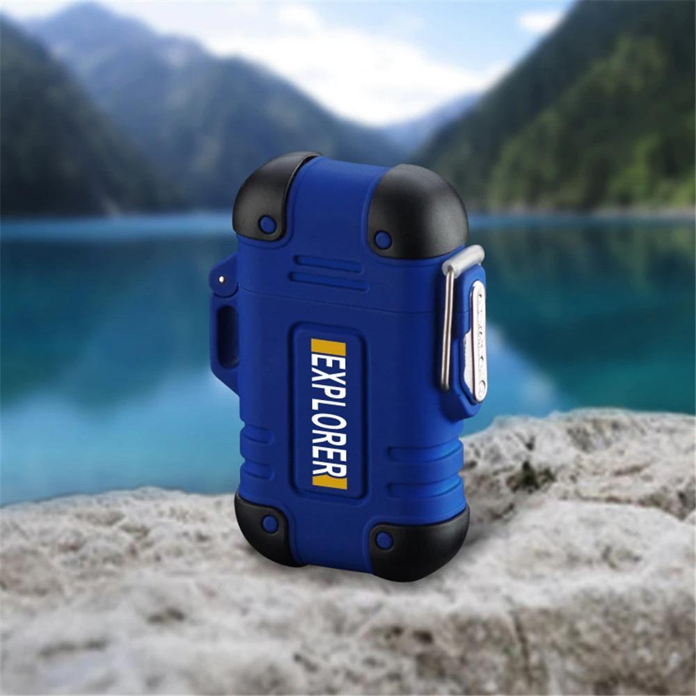 Waterproof Dual Arc Plasma Lighter – Rechargeable And Durable