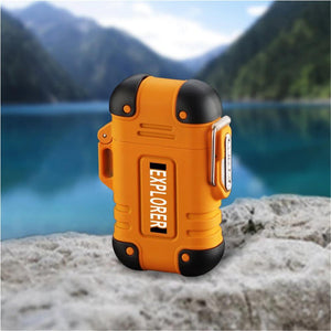 Waterproof Dual Arc Plasma Lighter – Rechargeable And Durable