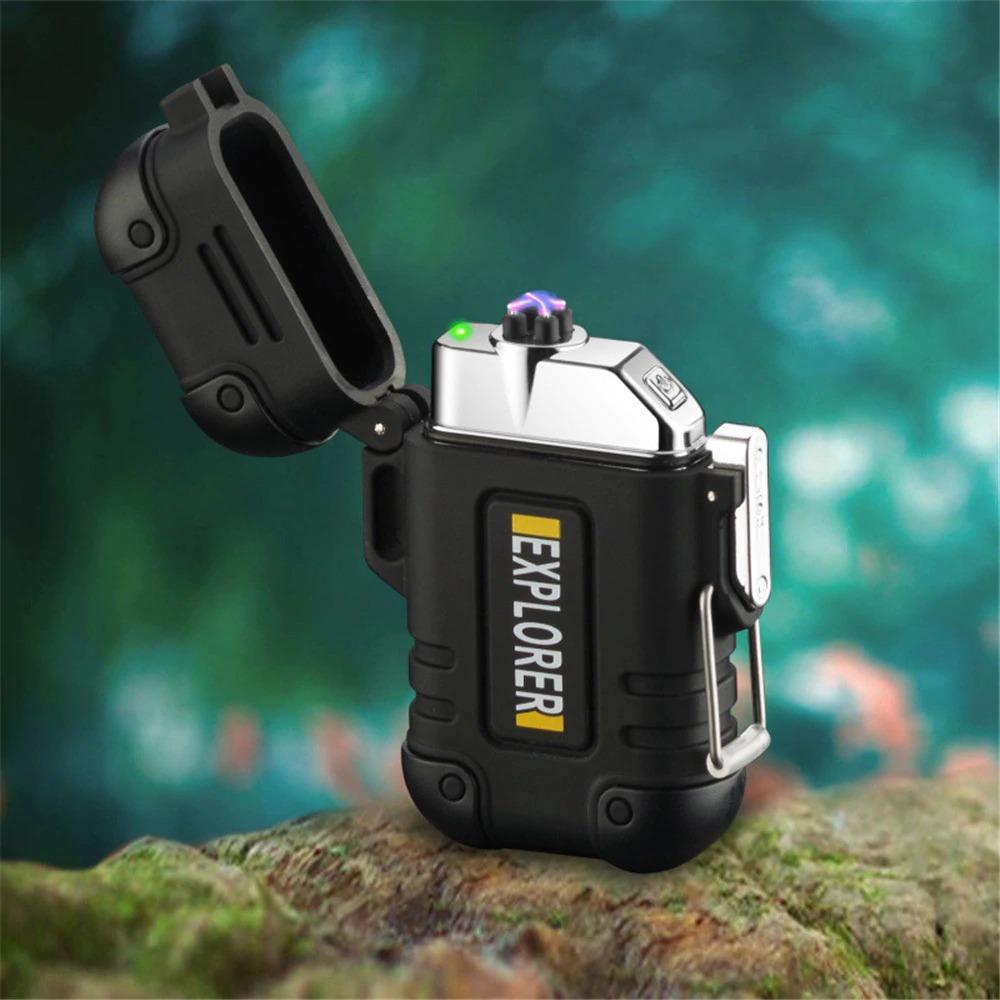 Waterproof Dual Arc Plasma Lighter – Rechargeable And Durable