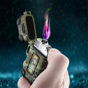 Waterproof Dual Arc Plasma Lighter – Rechargeable And Durable