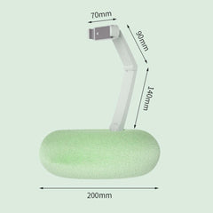 Fuzzy Pillow Phone Holder With Built-In Snack Bowl