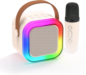 Portable Bluetooth Karaoke Machine With Rgb Subwoofer