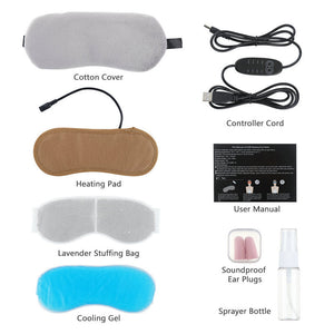 Four Speed Temperature Control Of Rechargeable Heating Steam Compress Eye