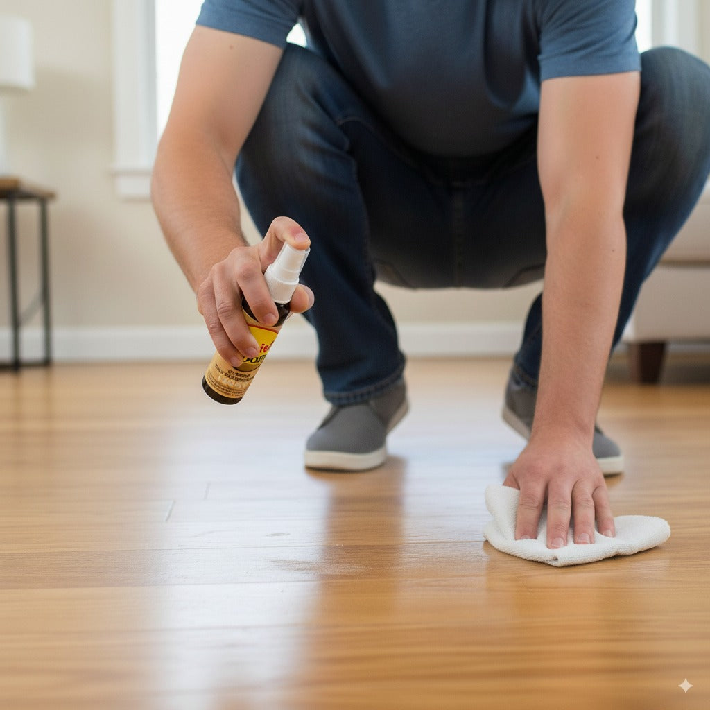 2Pcs Hardwood Floor Scratch Repair Spray (Dark & Light)