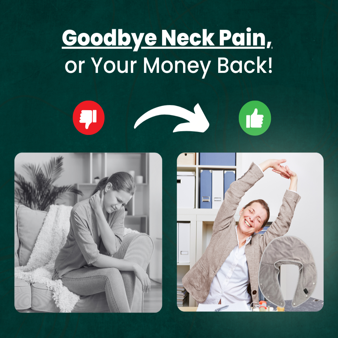 Neck Heating Pad & Massager - Neck and Shoulder Heat for Muscle Relaxation 9847545102657-1