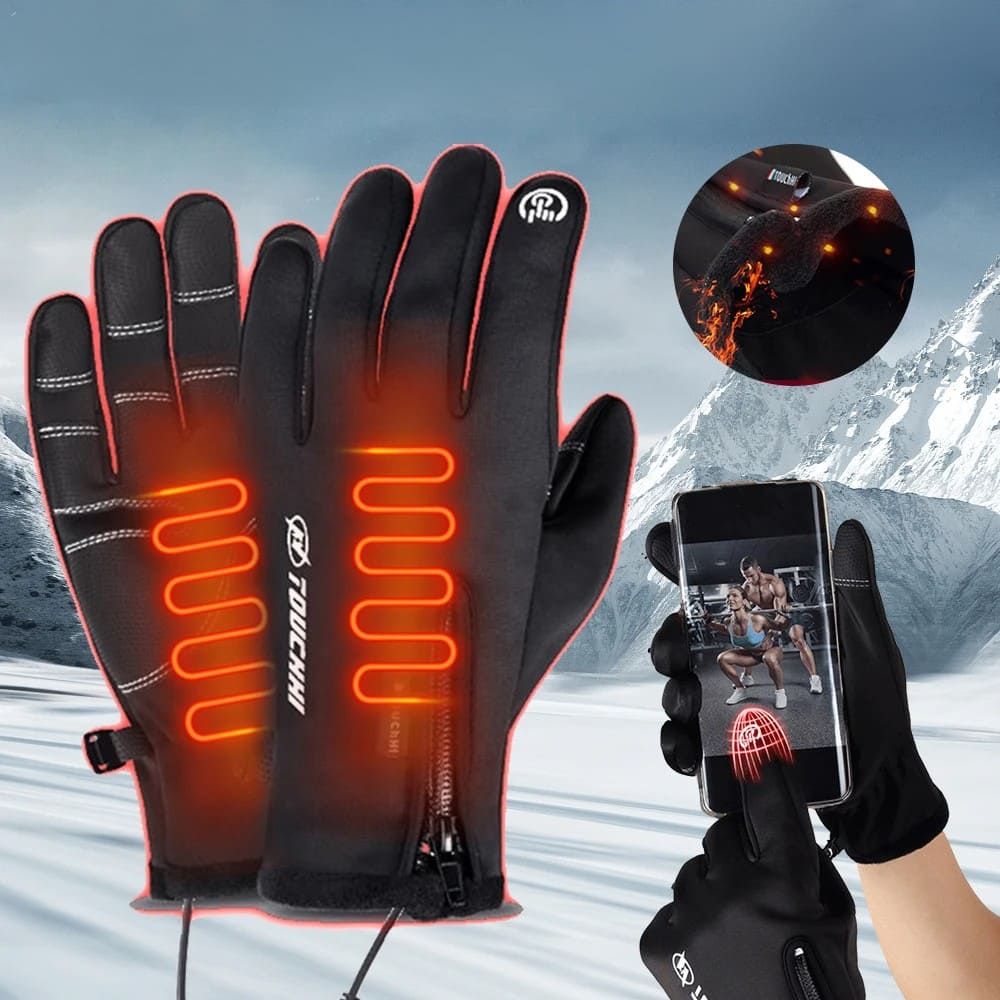 Unisex Heated Ski Gloves – USB Electric Warming Gloves 166182