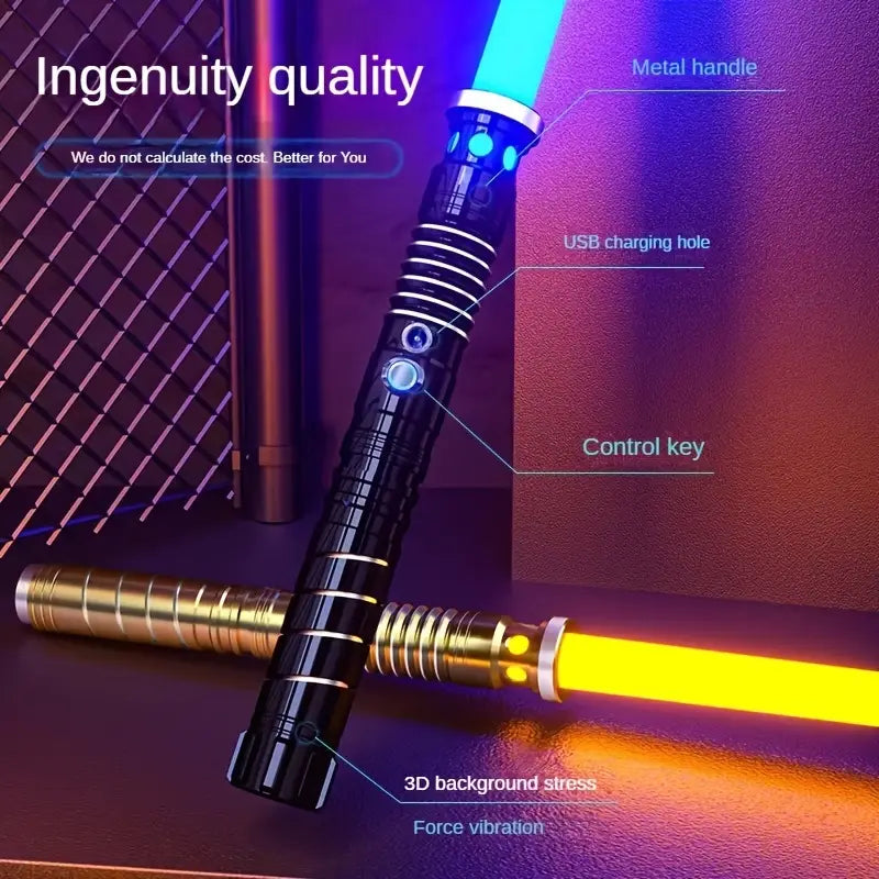 Upgraded Darth Maul Double-Bladed Rgb Lightsaber – 16 Colors