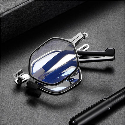 Titanium Foldable Reading Glasses For Lightweight Screwless Comfort 8418773368963-1