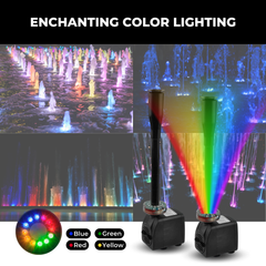 Fountlite Garden Fountain Pump With 12 Led Lights