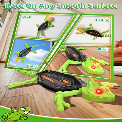 Gecko Climber – Cool & Exciting – Chameleon Robot - Remote Control Gecko that Climbs Glass & Smooth Walls BBO-017660