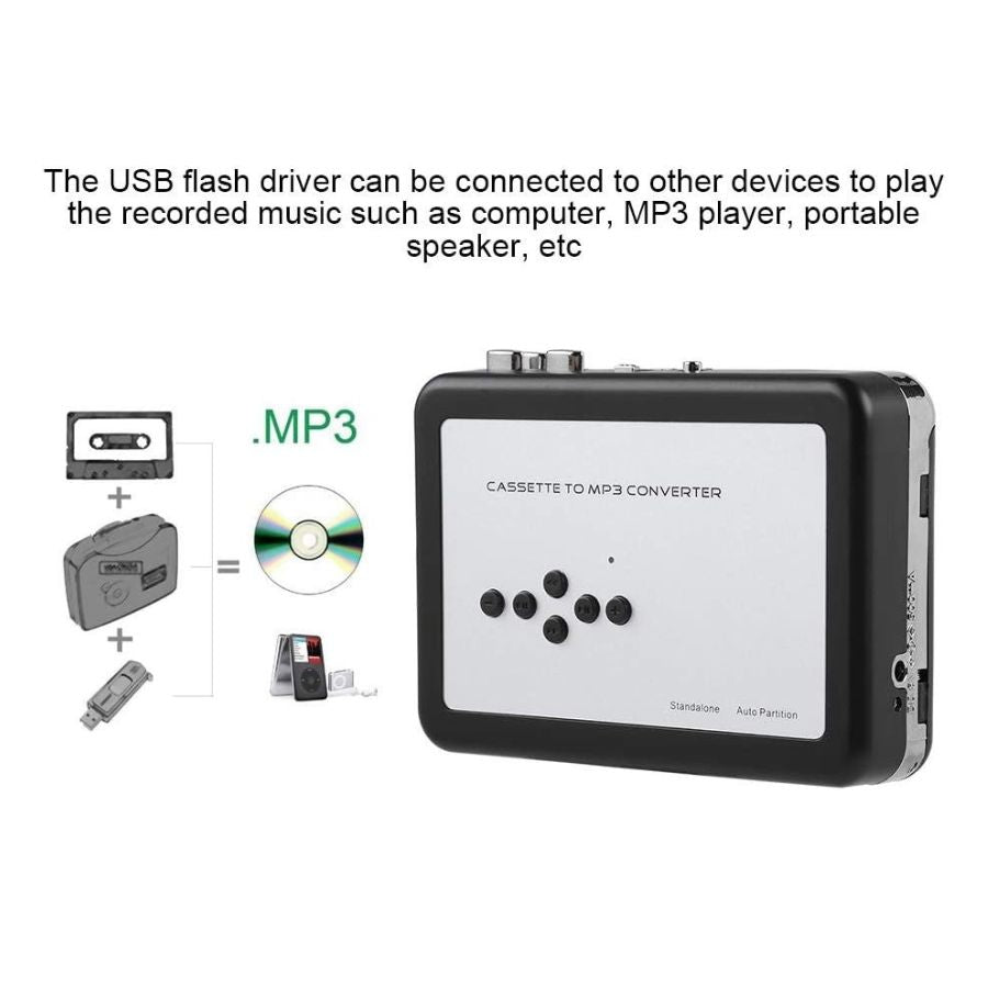 Walkman USB Cassette Capture to MP3 Converter 6149048402118-1