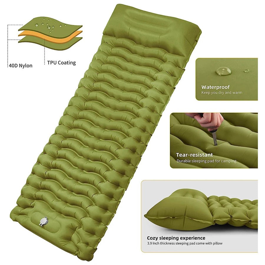 Super Thick Camping Bed with Built-In Pillow for Travel, Hiking, Climbing SH1751817214987860874