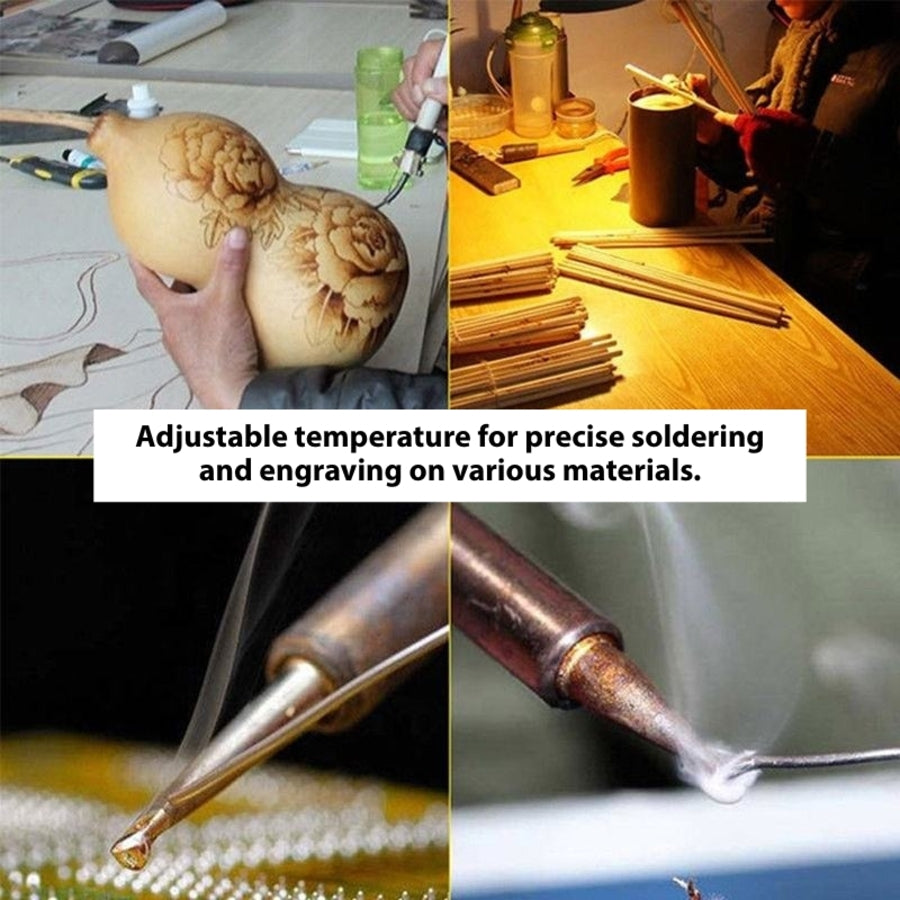 Wood Burning Kit for Creative Wood Art (Blue-220V) 7580745040115-1