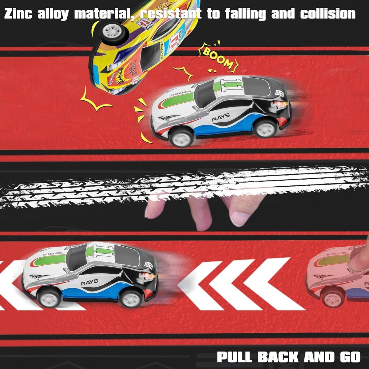 Speed Wheels - Super Fast & Tough - 48 Racing Cars (4+) BBO-016614